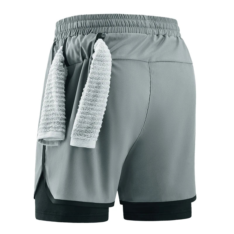 Dynamic DryFit 2-in-1 Men’s Running Shorts ATHLEXES