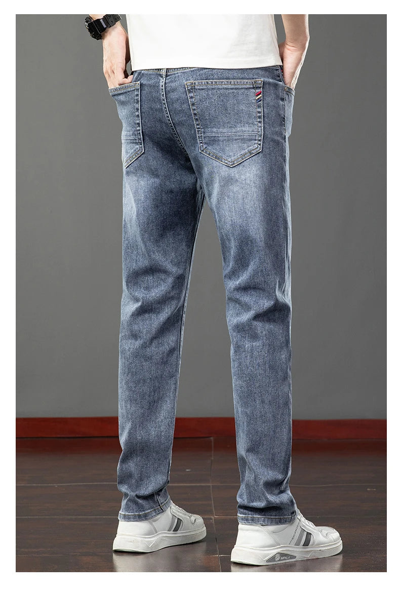 Classic Fit Men's Slim Stretch Denim Jeans ATHLEXES