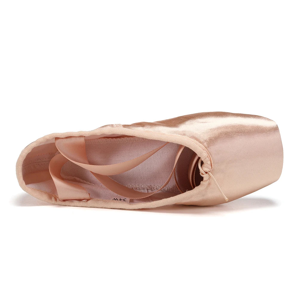 Elegant Pointe Ballet Shoes for Girls and Women with Ribbons ATHLEXES