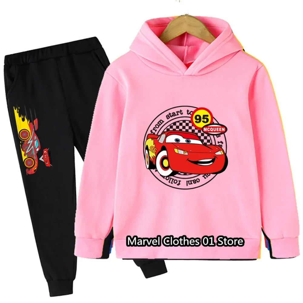 Lightning McQueen Kids Hoodie and Pants Set ATHLEXES