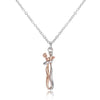 Lovers' Embrace Hugging Choker Necklace Jewelry ATHLEXES