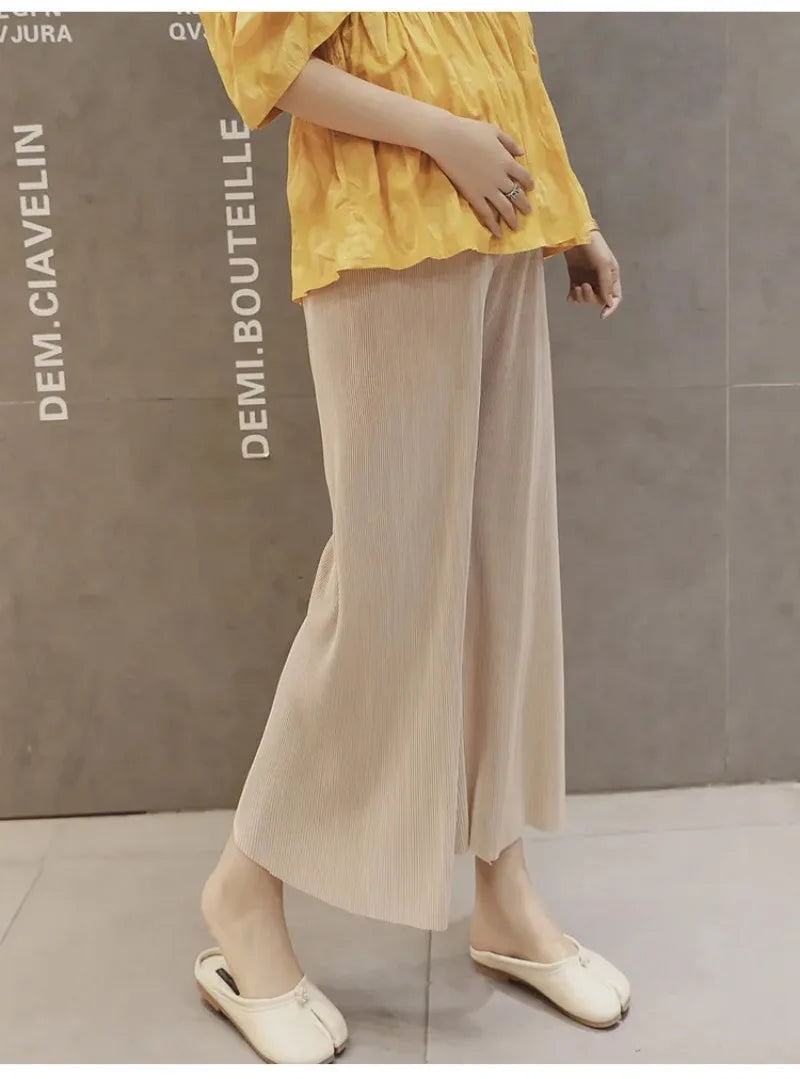 Summer Breeze Maternity Wide Leg Pants ATHLEXES