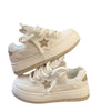 Star Design Lace Up Womenâ??s Platform Sports Sneakers ATHLEXES