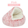 PurrNest Plush Cat Bed: Cozy 2-in-1 Winter Retreat ATHLEXES