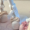 Chic Winter Lolita Mid-Calf Snow Boots with Bowknots ATHLEXES