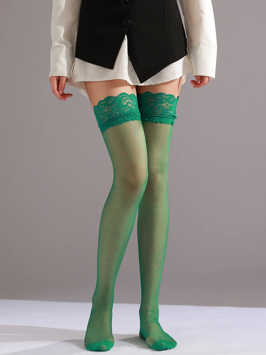 Luxe Lace Stay-Up Thigh High Stockings for Women ATHLEXES