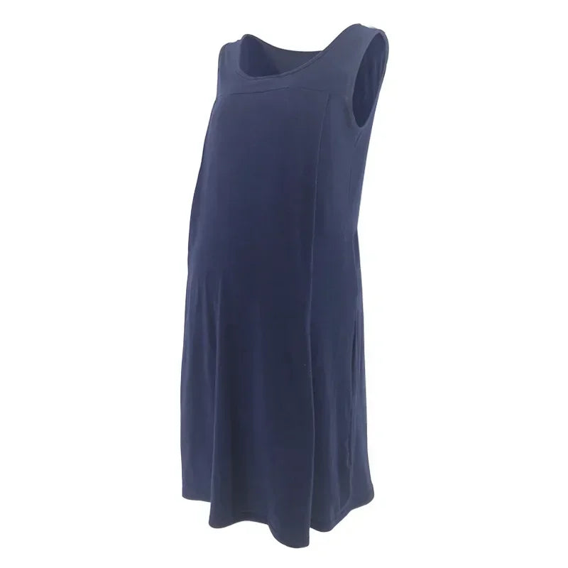 Elegant Maternity Nursing Gown for Comfortable Care ATHLEXES