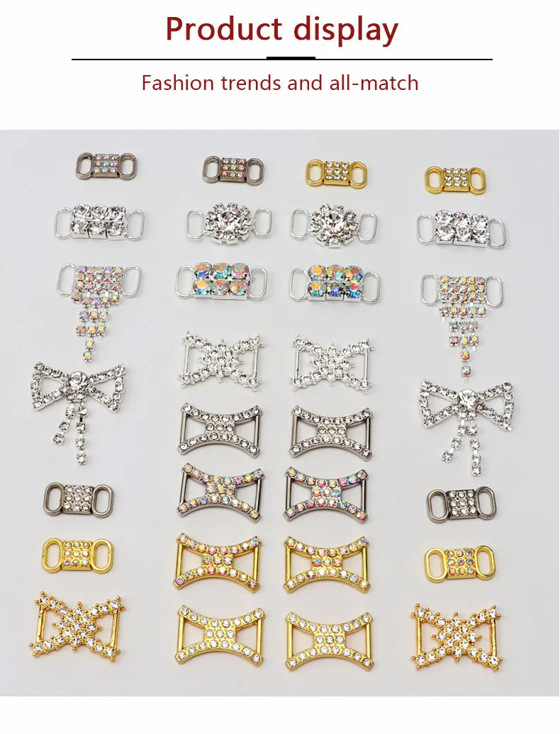 Diamond Luxury AF1 Shoelace Charms with Metal Buckle ATHLEXES