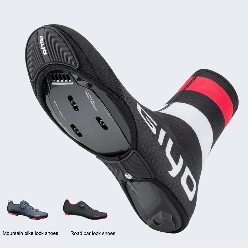 GIYO Windproof Waterproof Fleece Cycling Shoe Covers for All Seasons ATHLEXES