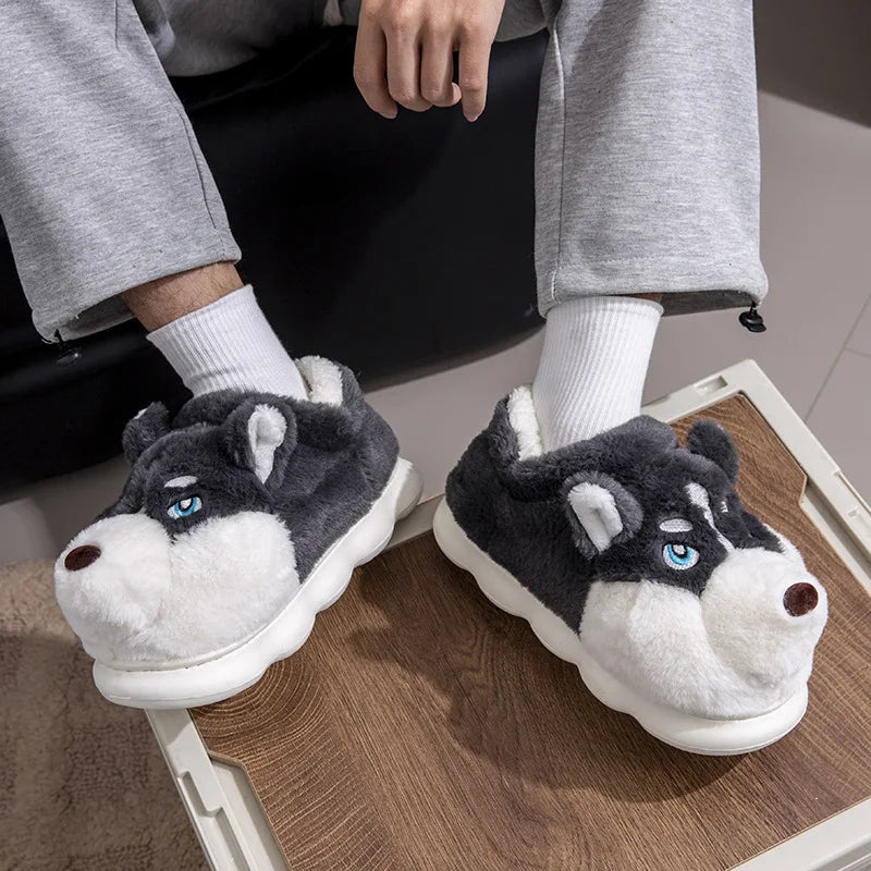 CozyPaw Cartoon Dog Indoor Slippers ATHLEXES