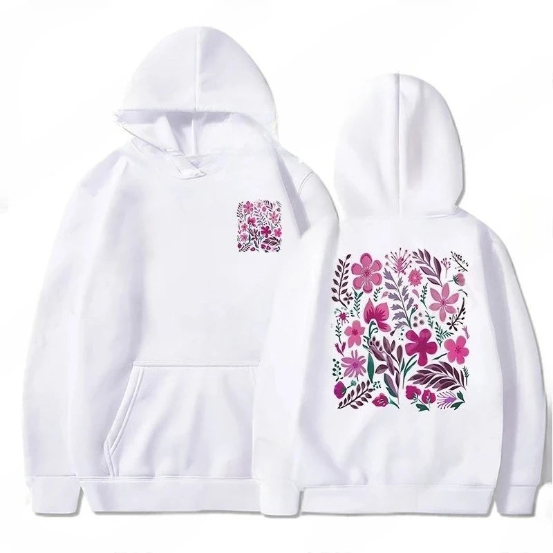 Wildflower Bloom Floral Hoodie for Women ATHLEXES