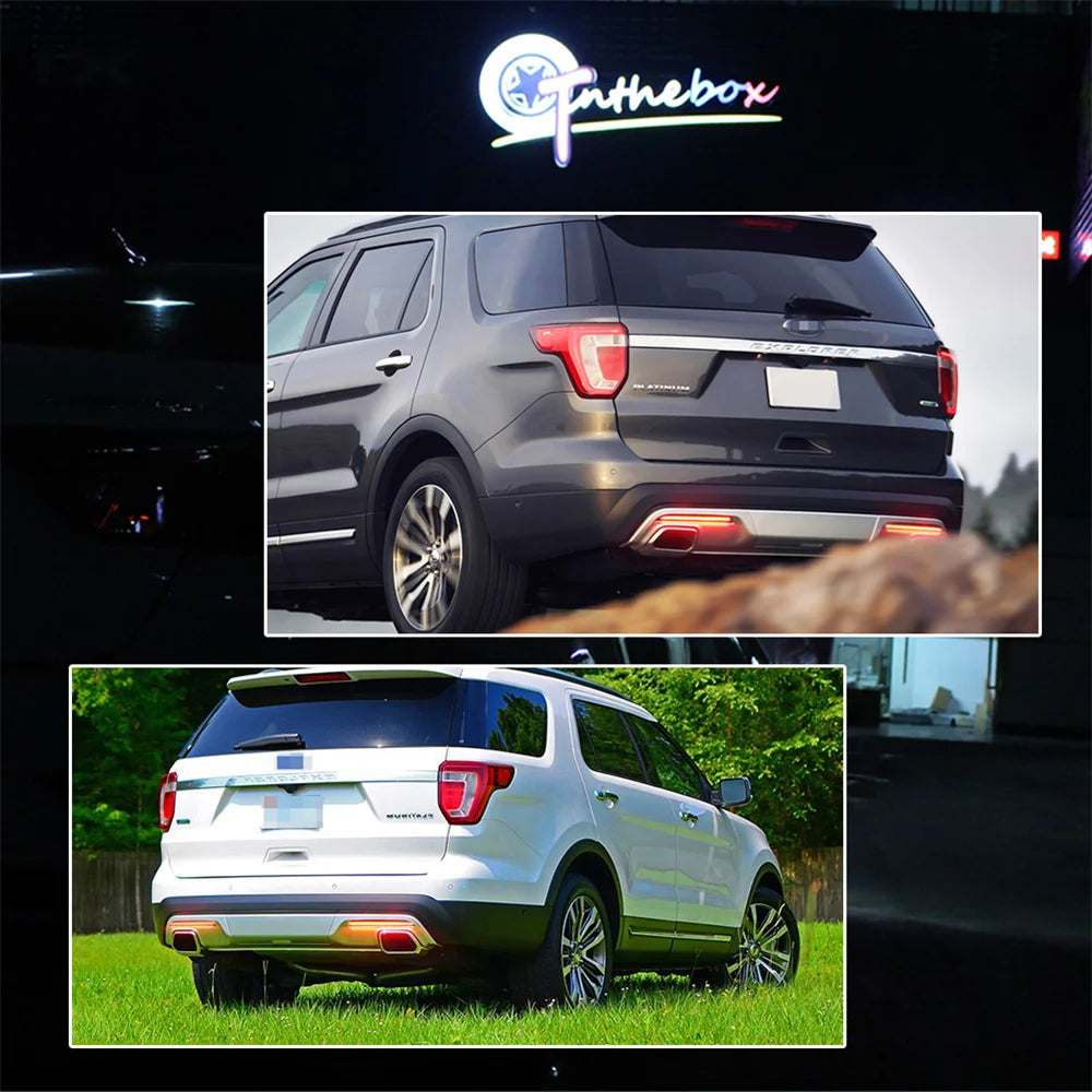 Red LED Sequential Tail Lights for Ford Explorer ATHLEXES