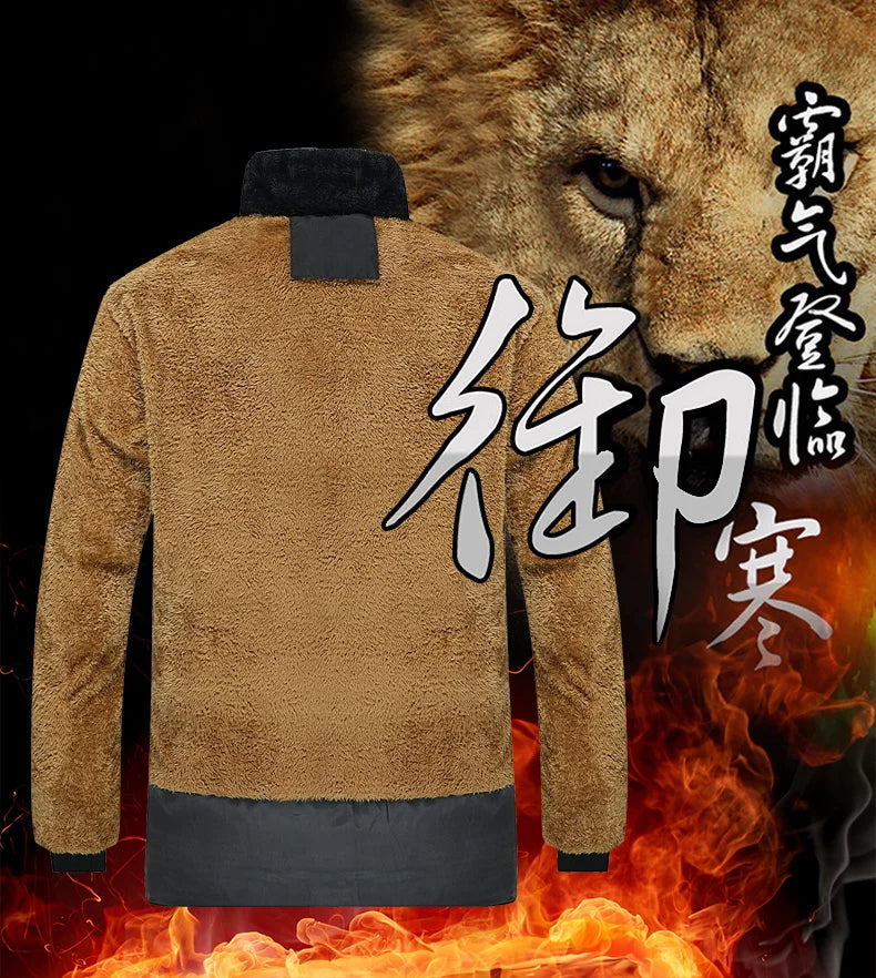Luxury Windproof Down Jacket with Detachable Hood ATHLEXES