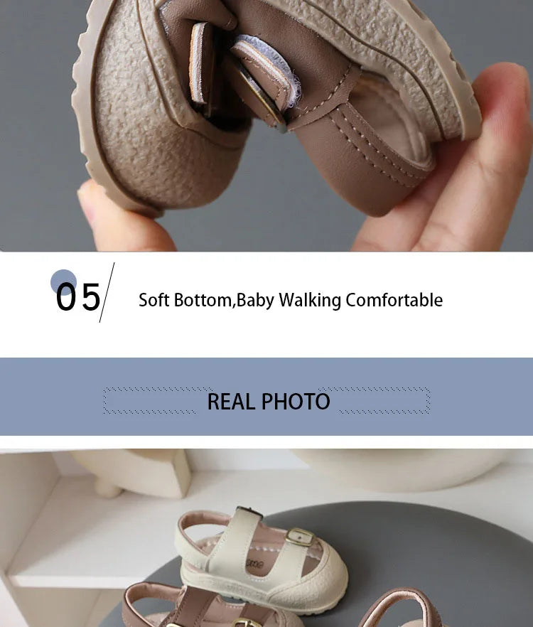Korean Style Soft-Soled Summer Sandals for Kids ATHLEXES