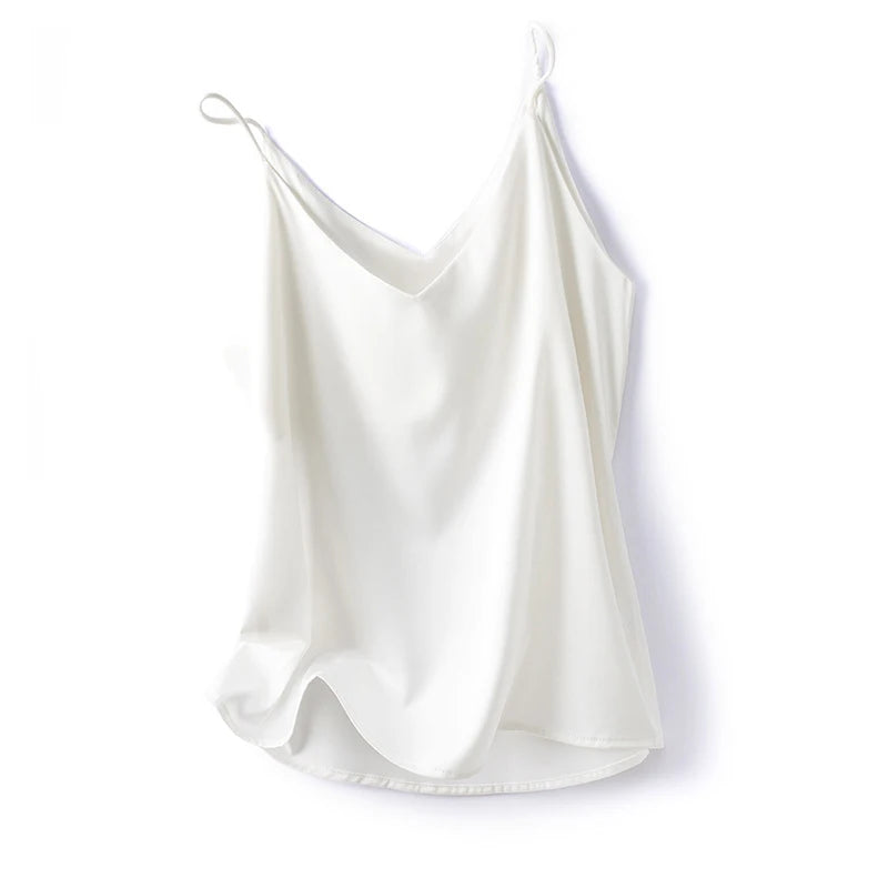Chic Summer V-Neck Chiffon Tank Top ATHLEXES