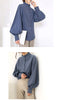 Elegant Lantern Sleeve Blouse for Women - Autumn Winter Office Chic ATHLEXES