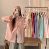 Beiyingni 2024 Spring Autumn Women's Oversized Blouse with Pockets ATHLEXES