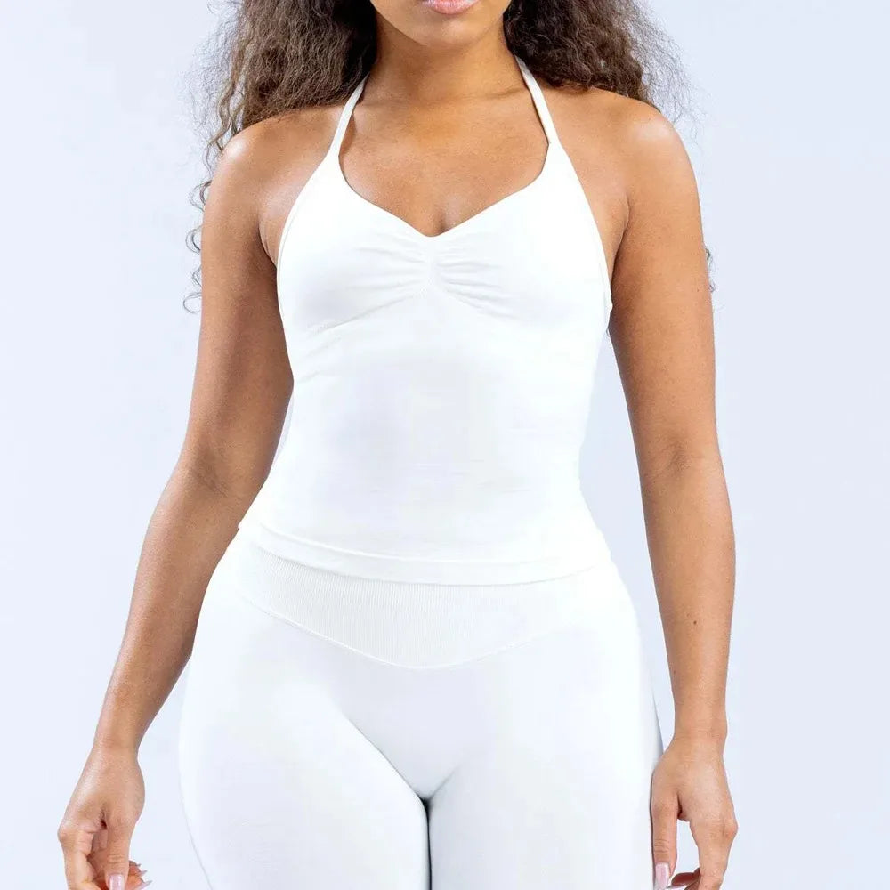 ElevateFit Strappy Yoga Sports Bra Top ATHLEXES