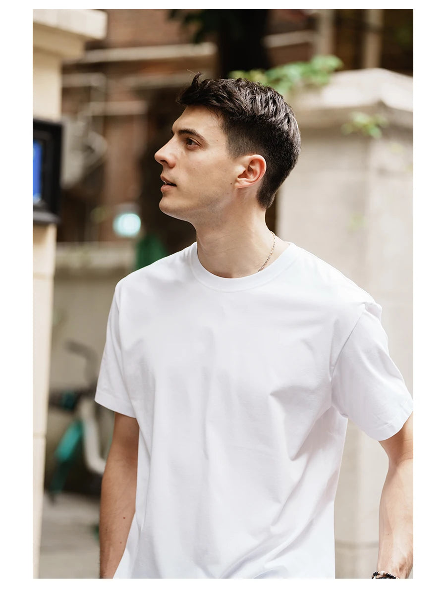 SIMWOOD 2024 Summer Cool Dry Sorona Fabric Men's Workout Tee ATHLEXES