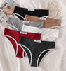 Women Cotton Bra Set Sexy Briefs Low Waist Panties Wire Free Bralette Lingerie Set ATHLEXES
