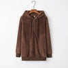 Chic Monochrome Hooded Sweater for Women ATHLEXES