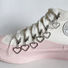 Chic Heart Tassel Boot Shoe Chain Jewelry for Trendy Sneakers ATHLEXES
