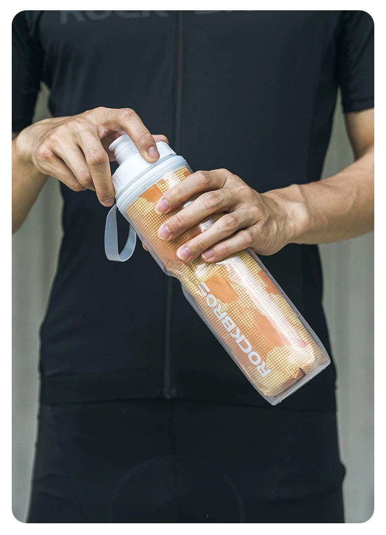 ROCKBROS 750ml Insulated Bicycle Water Bottle ATHLEXES