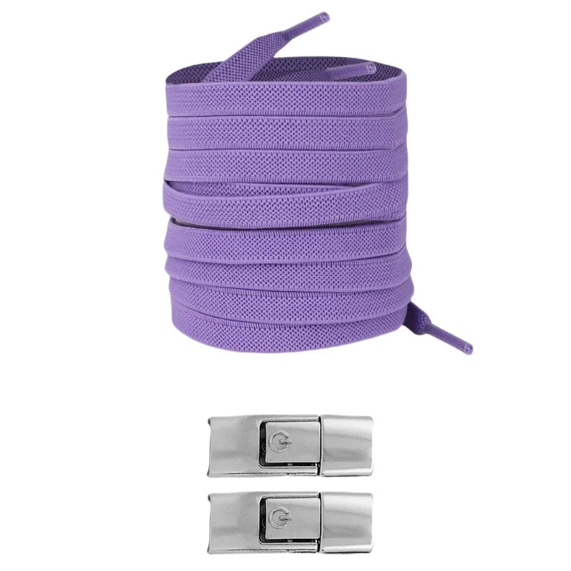 Colorful No-Tie Elastic Press Lock Shoelaces ATHLEXES