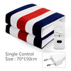 CozyStripe Heated Blanket with Adjustable Warmth ATHLEXES