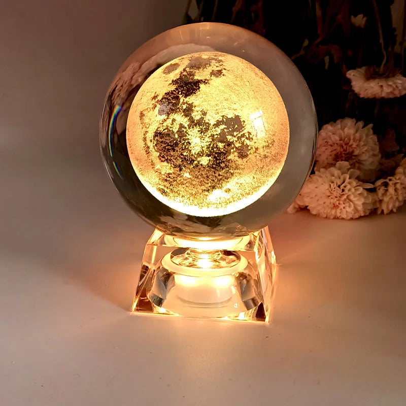 Galactic Wonders 3D Crystal Planet Sphere Decor ATHLEXES