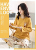 Cozy Cartoon Maternity Pajama Set for Moms ATHLEXES