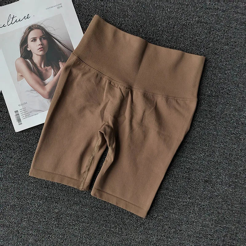 Seamless High Waist Yoga Shorts for Women ATHLEXES