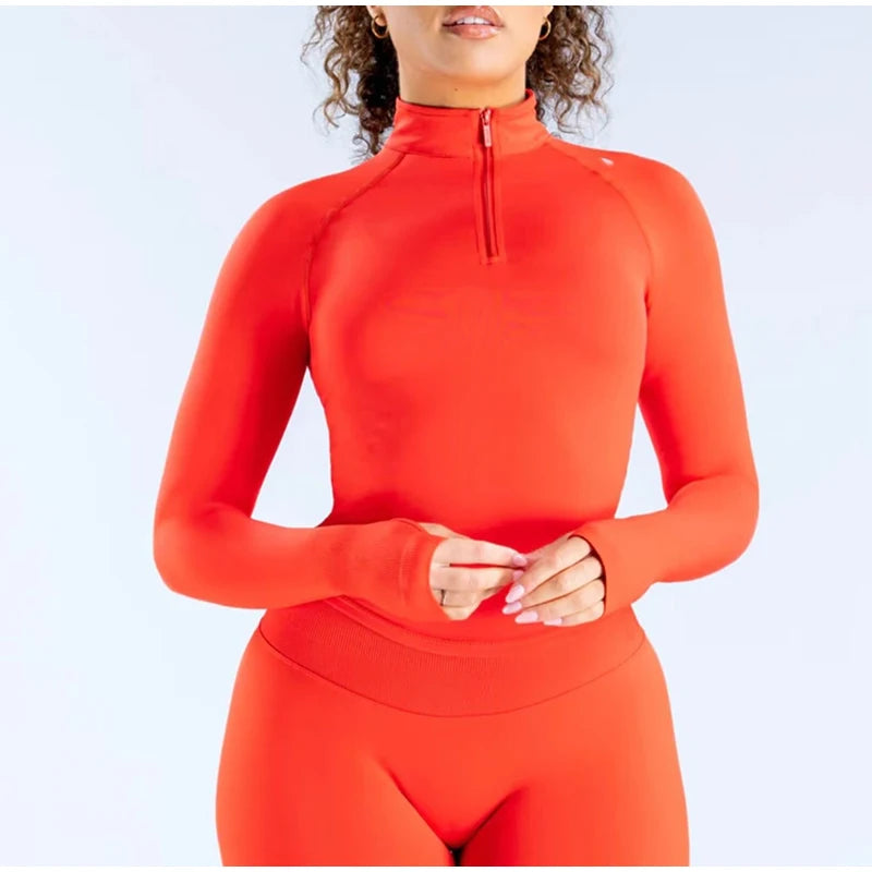 SleekFit Seamless Long Sleeve Yoga Top ATHLEXES