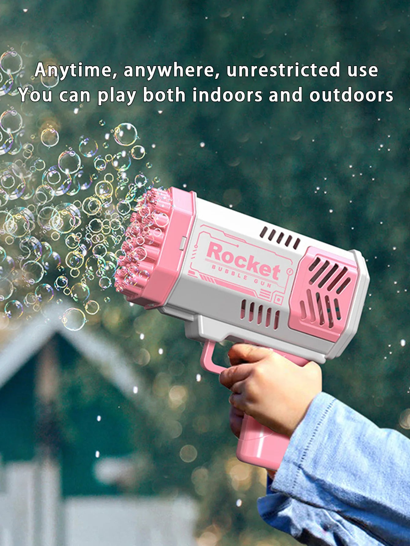 AirBliss 40 Hole Fully Automatic Bubble Machine ATHLEXES