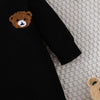 Cartoon Bear Button Onesie for Baby Boys ATHLEXES