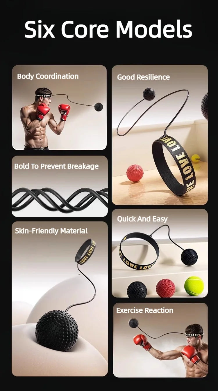 MMA Speed Reaction Ball for Home Training Fitness ATHLEXES