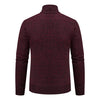 Velvet Warmth High Collar Cardigan for Men - Winter Knitwear ATHLEXES