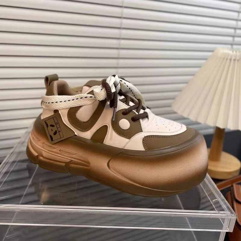 PandaStyle Luxe Leather Sneakers for Women ATHLEXES