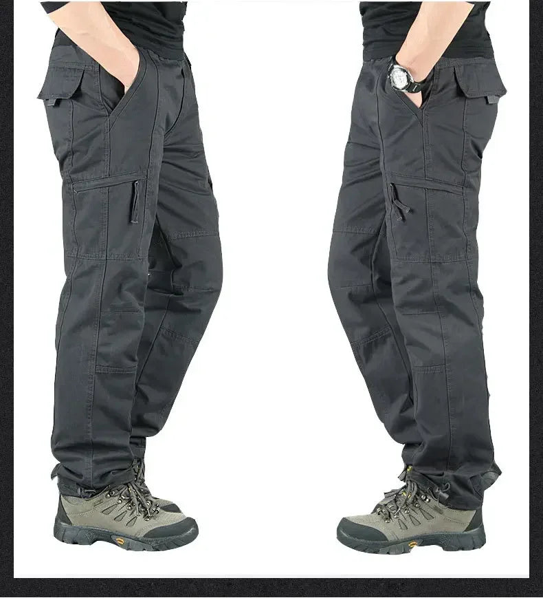 Ultimate Warm Fleece Tactical Cargo Hiking Pants ATHLEXES
