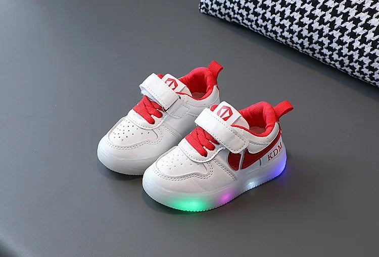 Luminous Soft Sole LED Sports Shoes for Kids ATHLEXES