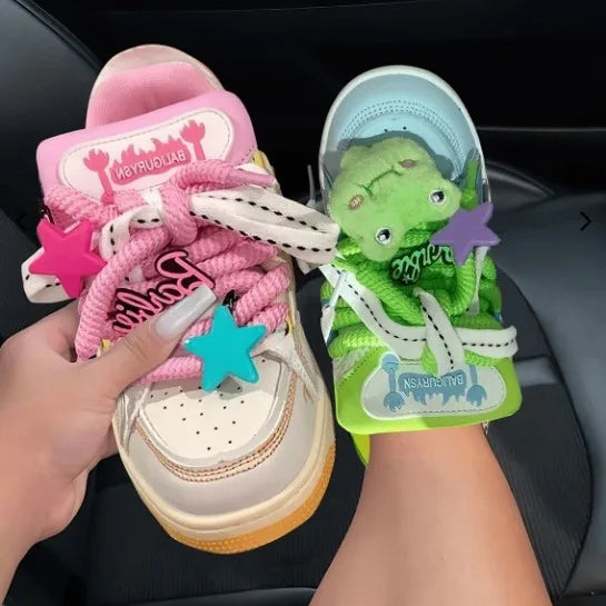 Dopamine Duo Casual Sneakers for Couples ATHLEXES