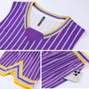 Custom Stripe Basketball Jersey Set for All Ages ATHLEXES