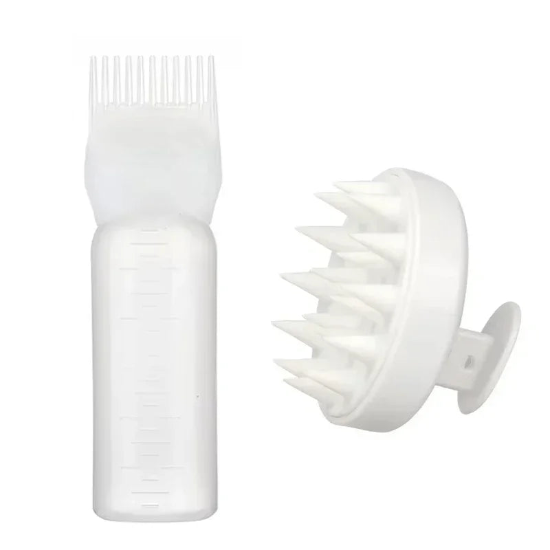 Silicone Scalp Massager & Hair Dye Applicator Set ATHLEXES