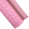 Elegant Pink Litchi Leather Vinyl Fabric Roll 30x132cm ATHLEXES