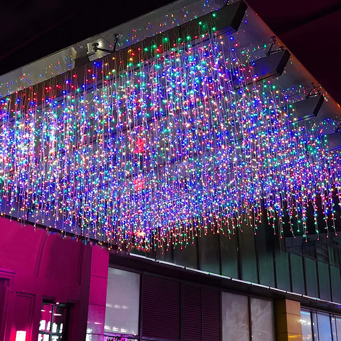 Enchanting 5m LED Icicle Garland Lights for Christmas ATHLEXES