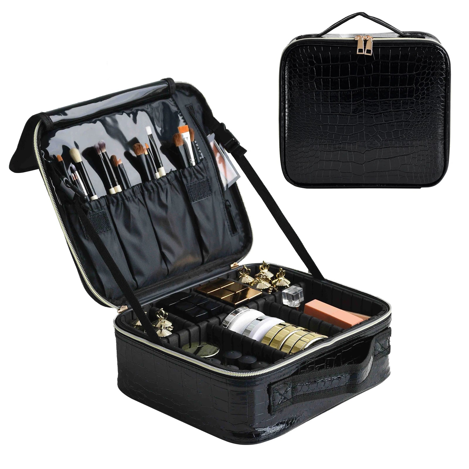 ChicTravel PU Leather Makeup Organizer ATHLEXES