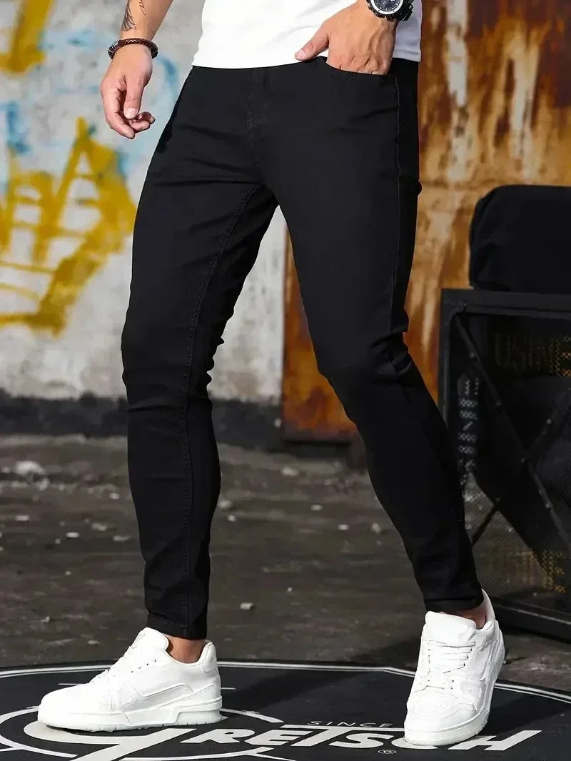 Classic Slim Fit Men's Denim Jeans ATHLEXES