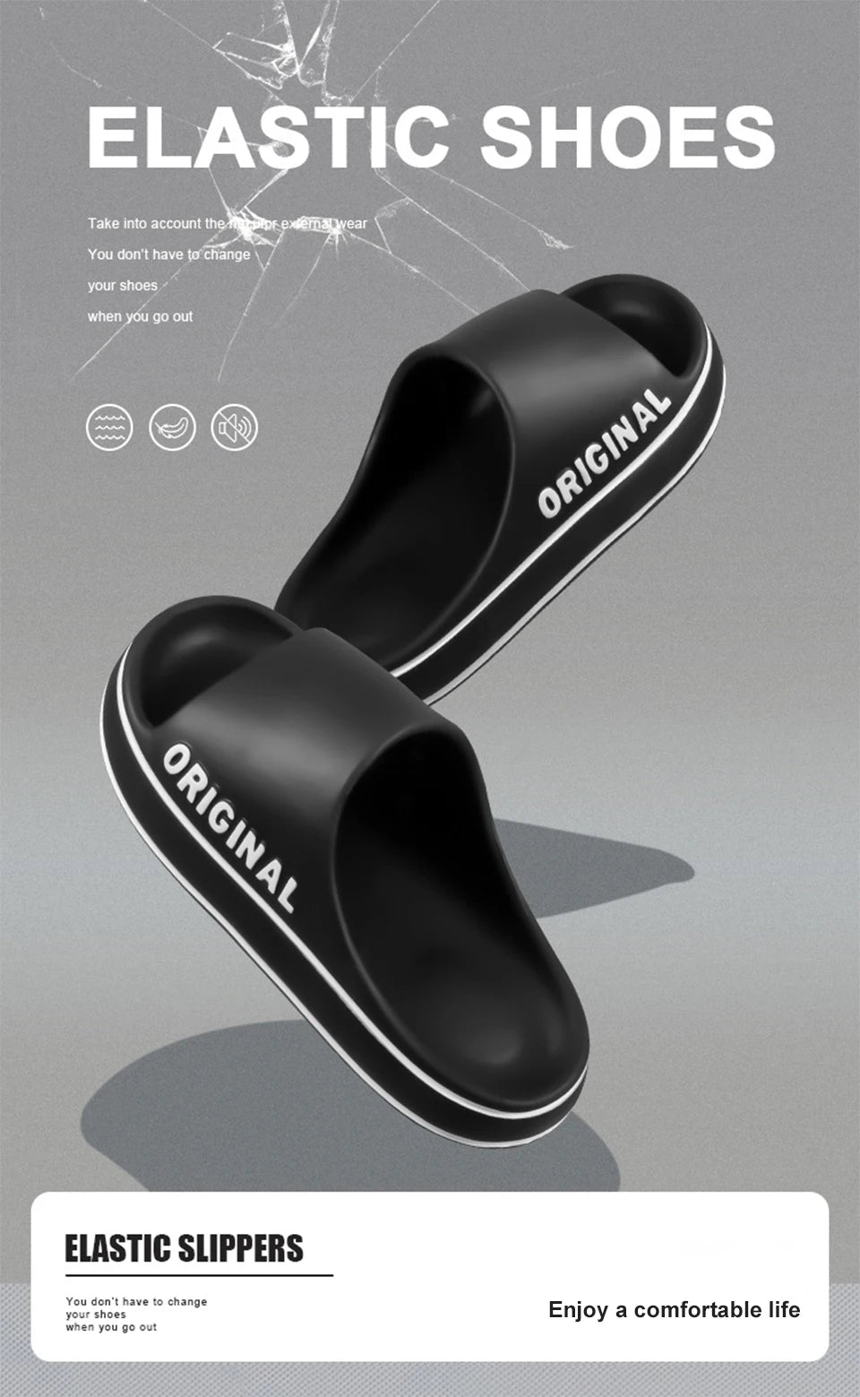 Feslishoet Luxe Letter Slides for All Seasons ATHLEXES