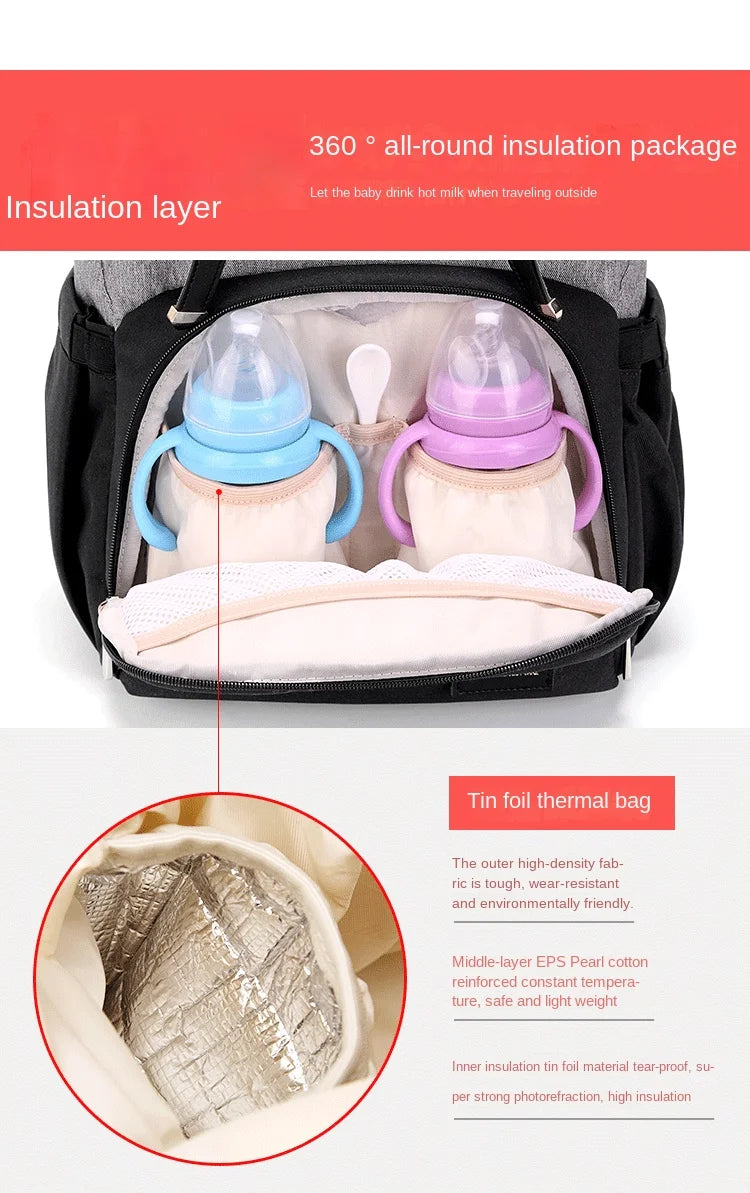 ChicMom Thermal Diaper Bag Backpack Organizer ATHLEXES