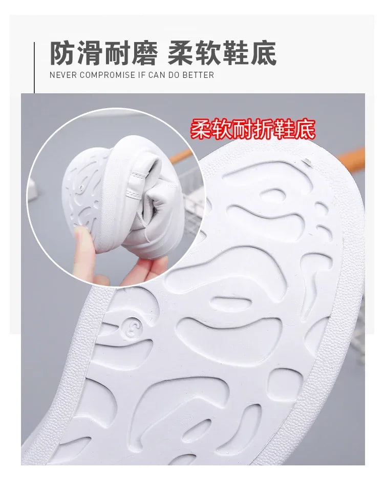 Embroidered Blossom Casual White Sneakers for Women ATHLEXES